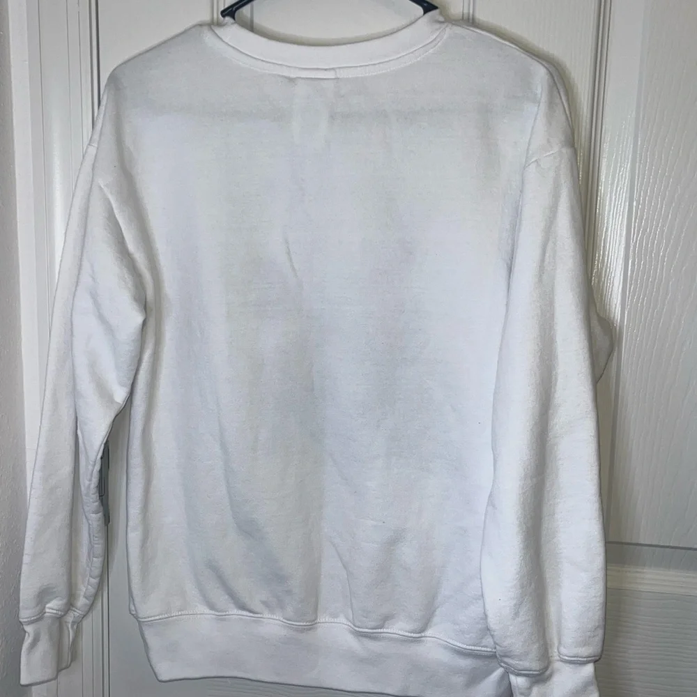 Peanuts Women small set of sweatshirt and short pants white - Picture 5 of 9